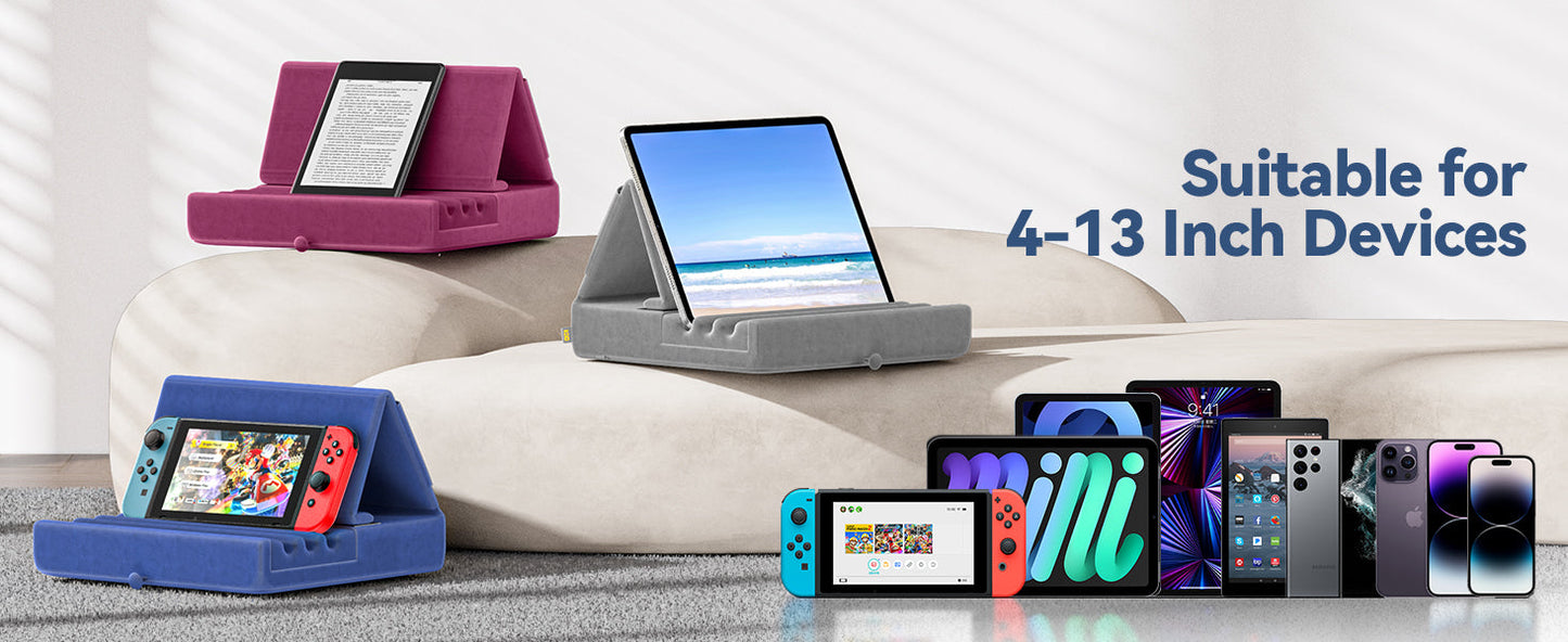 ComfortView Deluxe Multi-Angle Universal Tablet Pillow Holder