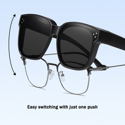 Polarized Driving Sunglasses - Wear Over Prescription Glasses