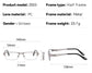 Ultra-Light Photochromic Crystal-Clear Vision Reading Glasses