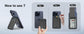 MagSafe 3-in-1  RFID-Blocking Magnetic Card Holder with Adjustable iPhone Stand