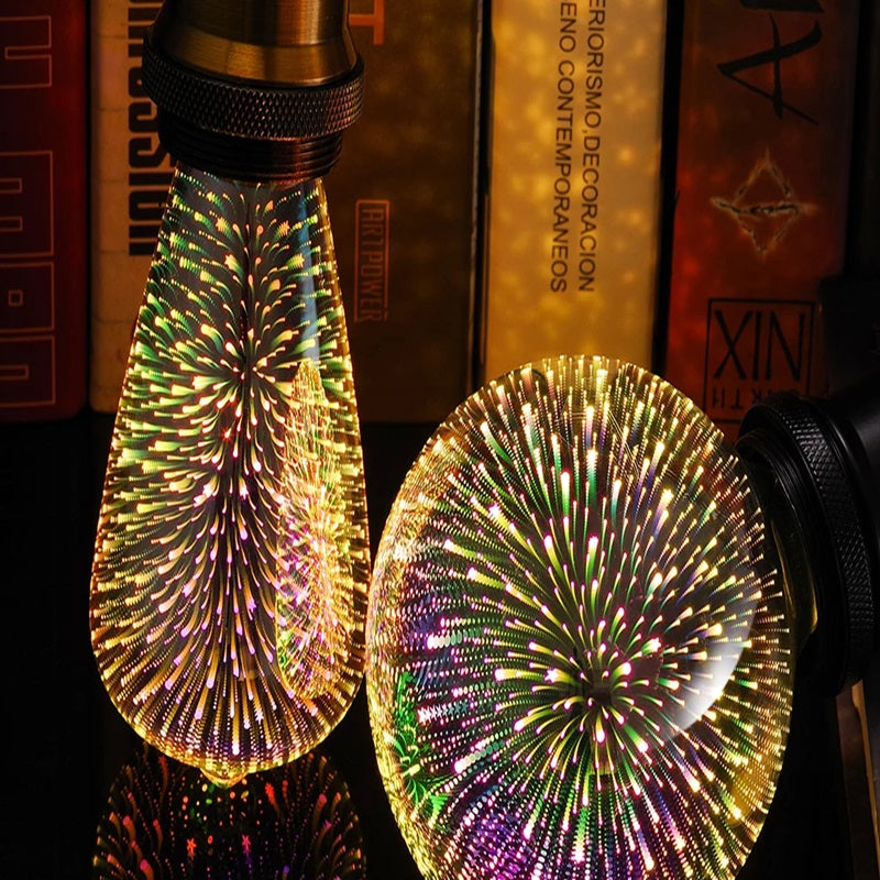 3D Magical Firework Led Light Bulb