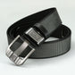 Urban Scale Metal-Like “Fish Scale” Texture Pin Buckle Canvas Belt