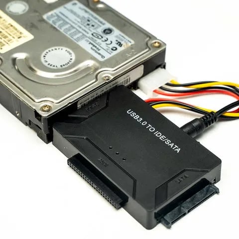 USB 3.0 to SATA IDE HDD/SSD Hard Disk 3 in 1 Ultra Recovery Converter