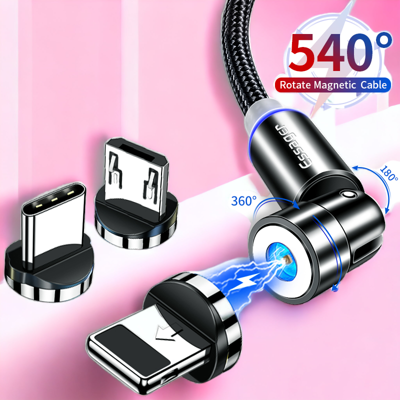 Magnetic Rotating Smart Fast Charging Cable