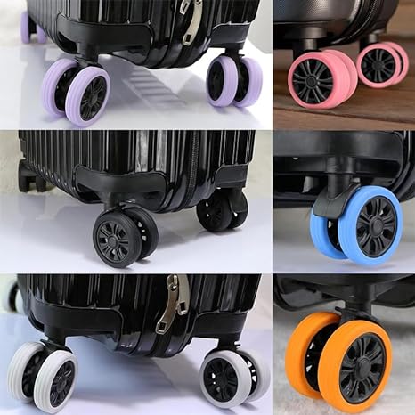 Silicone Luggage Suitcase Wheels Protector (8PCS)