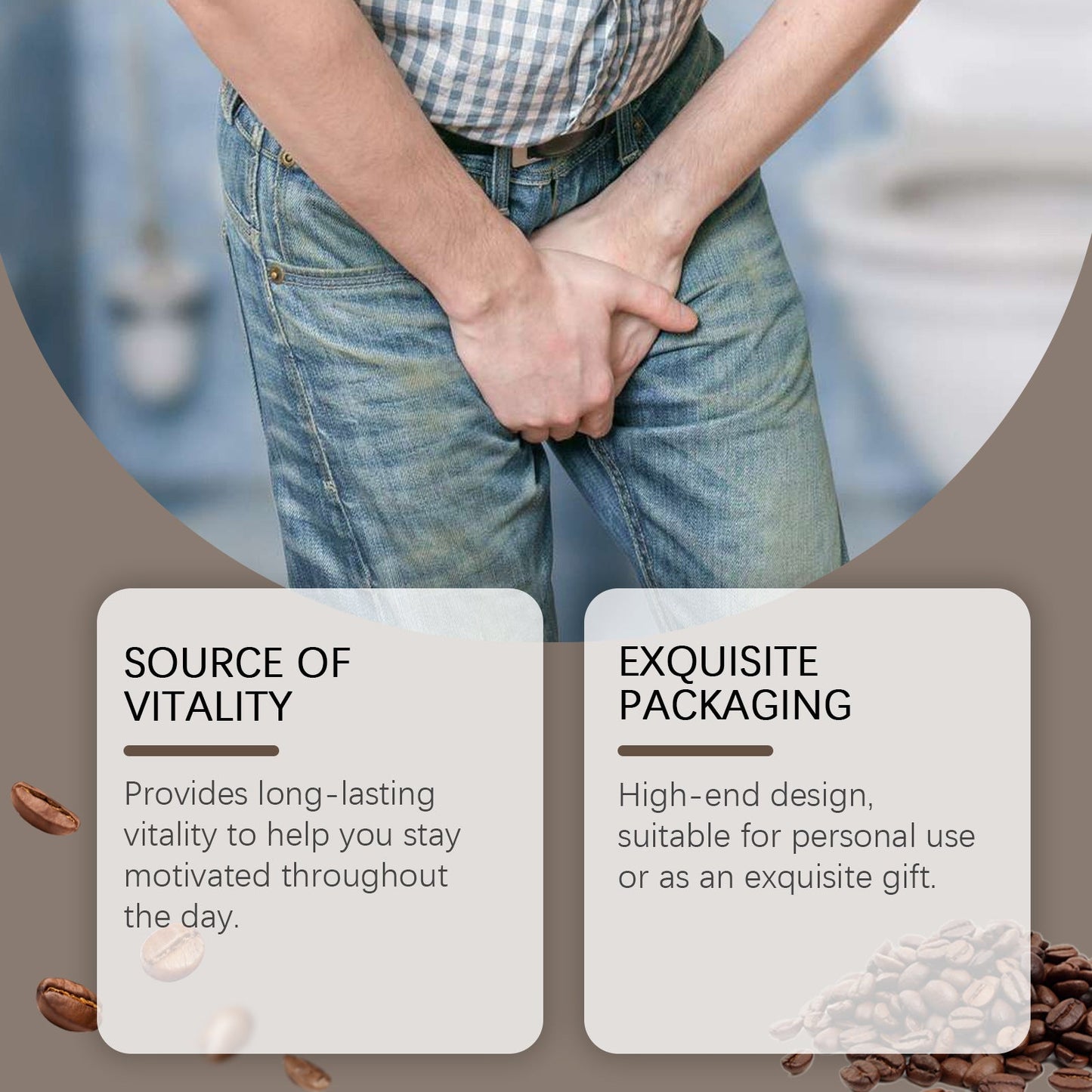 Googeer Men’s HealthyTen Mushrooms Coffee- Advanced Daily Support for Prostate Health