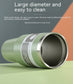 Stainless Steel Double-Wall Vacuum Tumbler With Built-in Straw & Fold-Down Handle