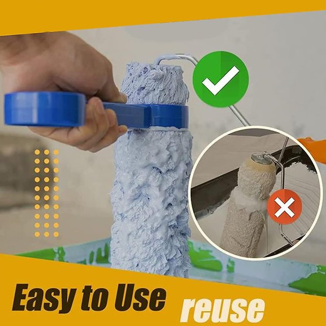 One-Pass Universal-Fit PaintSaver Roller Cleaning Ring