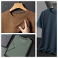 Summer 3D Waffle-Knit Crew Neck T-Shirt – Breathable & Soft