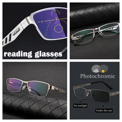 Ultra-Light Photochromic Crystal-Clear Vision Reading Glasses