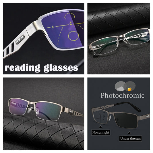 Ultra-Light Photochromic Crystal-Clear Vision Reading Glasses