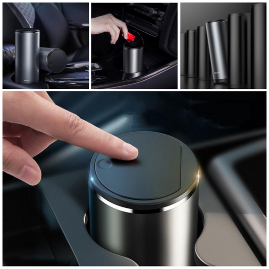 Baseus™ Luxurious Aluminum Alloy Car Trash