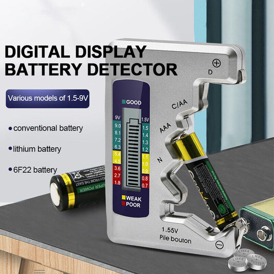 Universal Digital LCD Batteries Tester / Checker