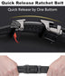 One-Handed Operation Automatic Buckle Holes-Free Micro-Adjustable Belt