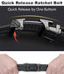 Holes-Free One-Handed Operation Micro-Adjustable Genuine Leather Belt