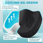 Ergonomic Dual-Layer Memory Foam + Cooling Gel Tailbone Pressure Relief Cushion
