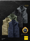 Casual Thermal Double-Sided Wear Multi-Pocket Men's vest
