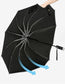 Fully Automatic Reverse Umbrella With LED Flashlight