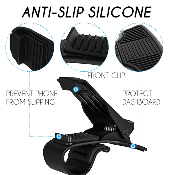 Direct-View™ 360° Dashboard EZ Clip Car Phone Mount