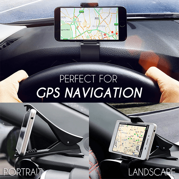 Direct-View™ 360° Dashboard EZ Clip Car Phone Mount