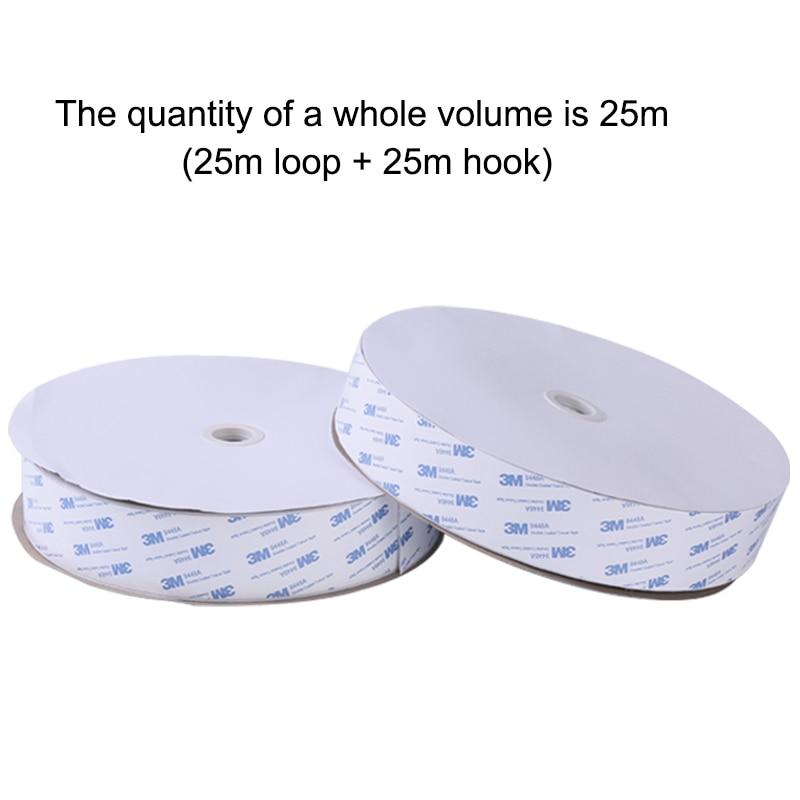 Strong Self Adhesive Velcro Tape (Hook + Loop)