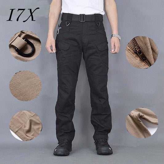 IX7 Tactical Multi Pocket Cargo Pants - Indigo-Temple