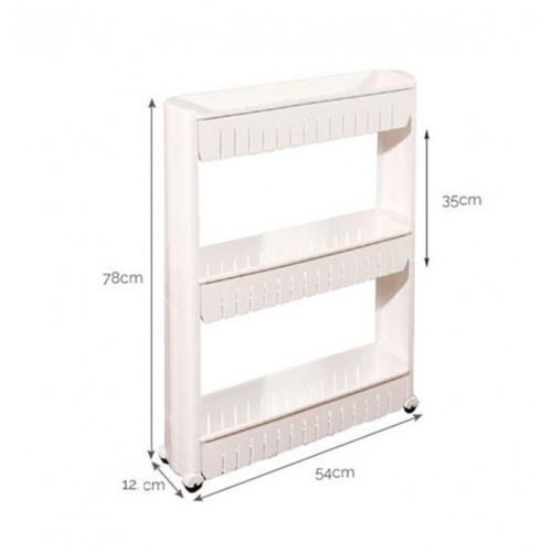 GAPRO™ 3-Tier Portable Space-Saving Storage Rack - Indigo-Temple
