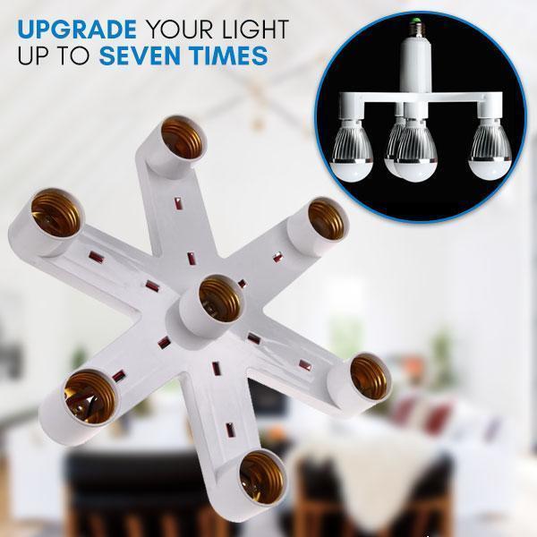 7 In 1 Light Bulb Adapter - Indigo-Temple