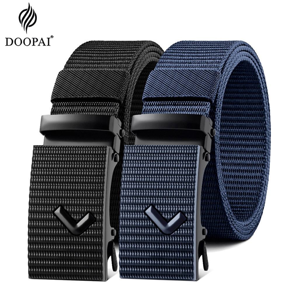 DOOPAI™Automatic Buckle Canvas Designer Belt