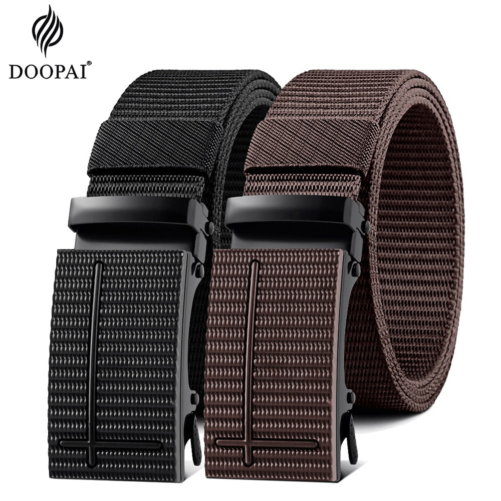 DOOPAI™Automatic Buckle Canvas Designer Belt