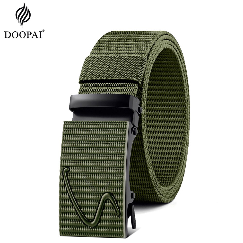 DOOPAI™Automatic Buckle Canvas Designer Belt