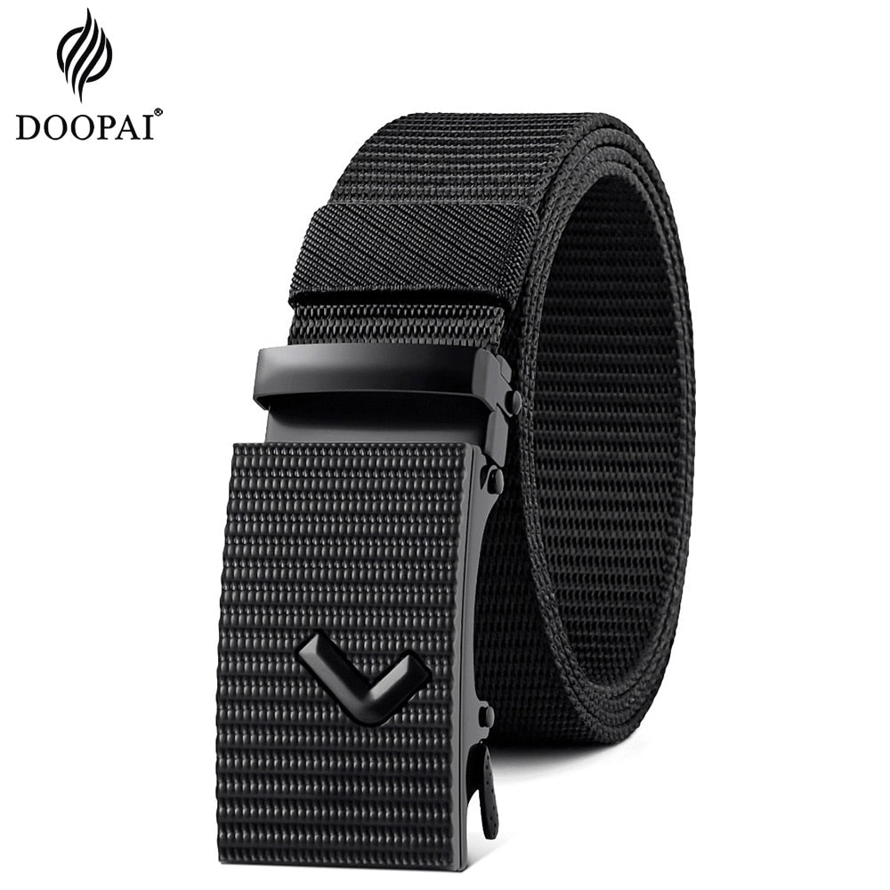 DOOPAI™Automatic Buckle Canvas Designer Belt