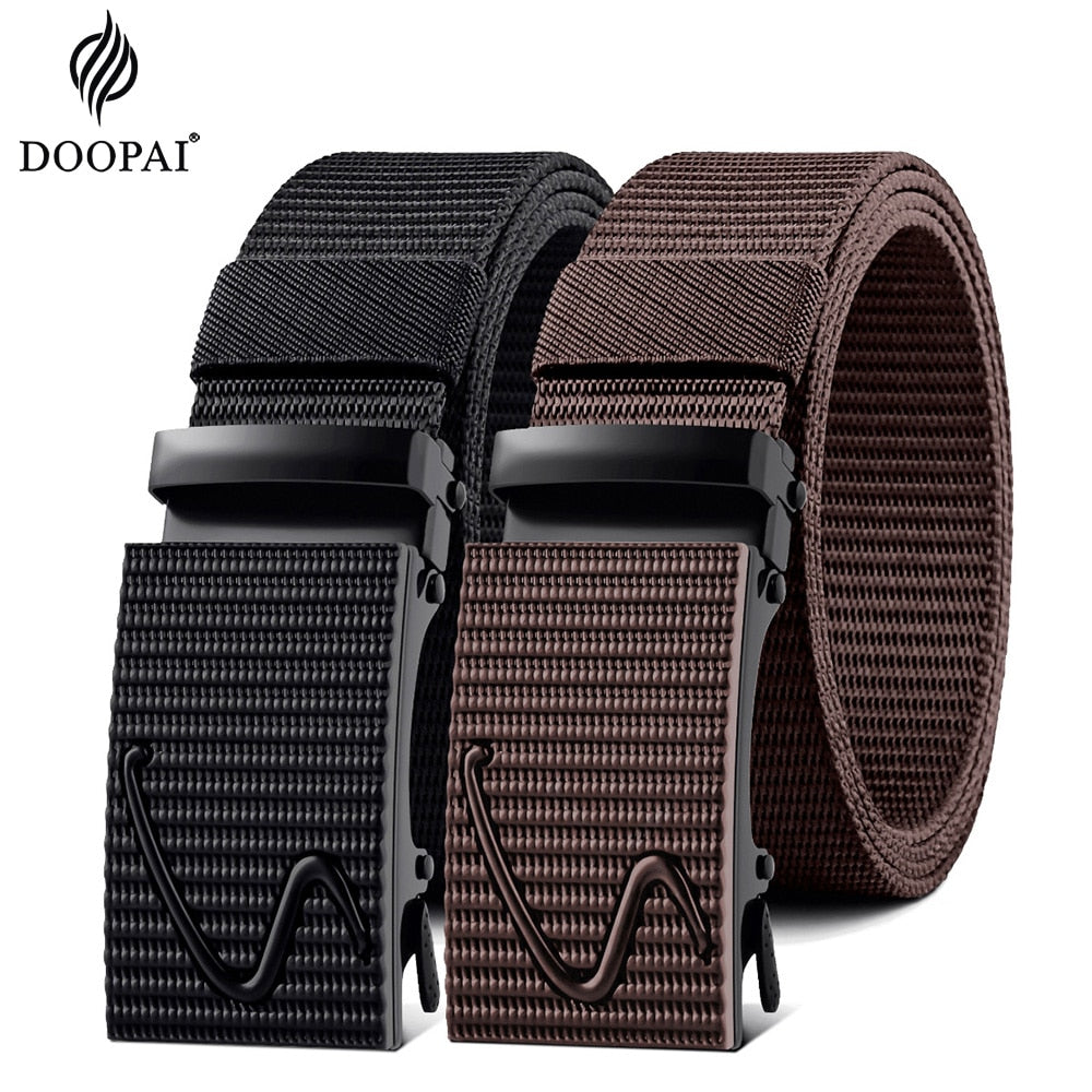 DOOPAI™Automatic Buckle Canvas Designer Belt