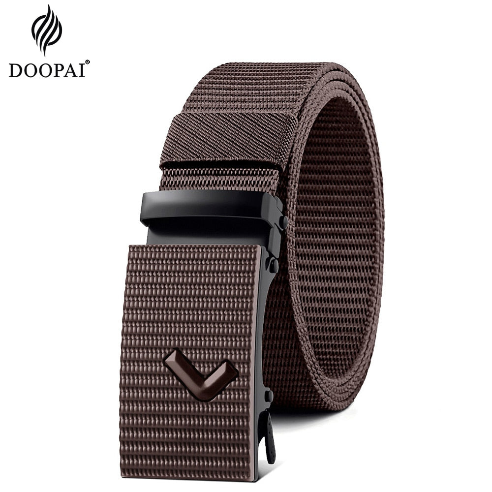 DOOPAI™Automatic Buckle Canvas Designer Belt