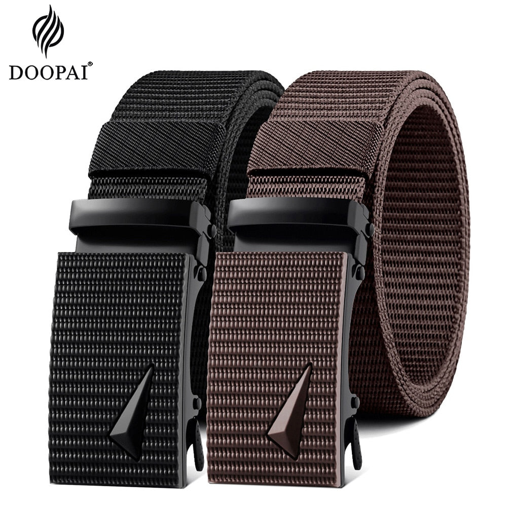 DOOPAI™Automatic Buckle Canvas Designer Belt