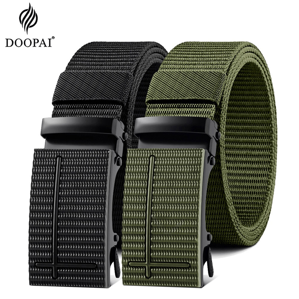 DOOPAI™Automatic Buckle Canvas Designer Belt
