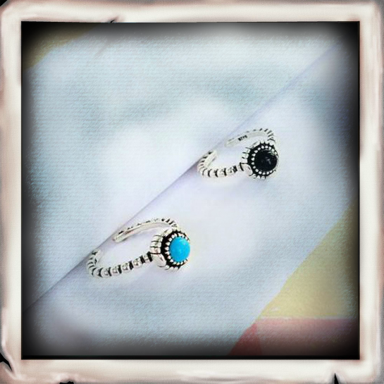 ADAM- Pure 100% 925 Sterling Silver Black Onyx Ring - Indigo-Temple