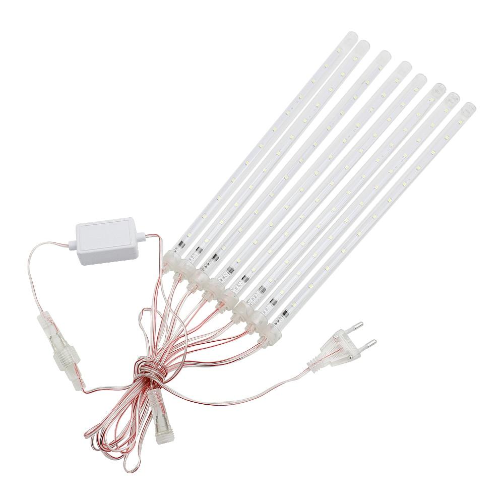 Waterproof Meteor Shower LED String Lights (8pcs)