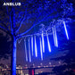 Waterproof Meteor Shower LED String Lights (8pcs)