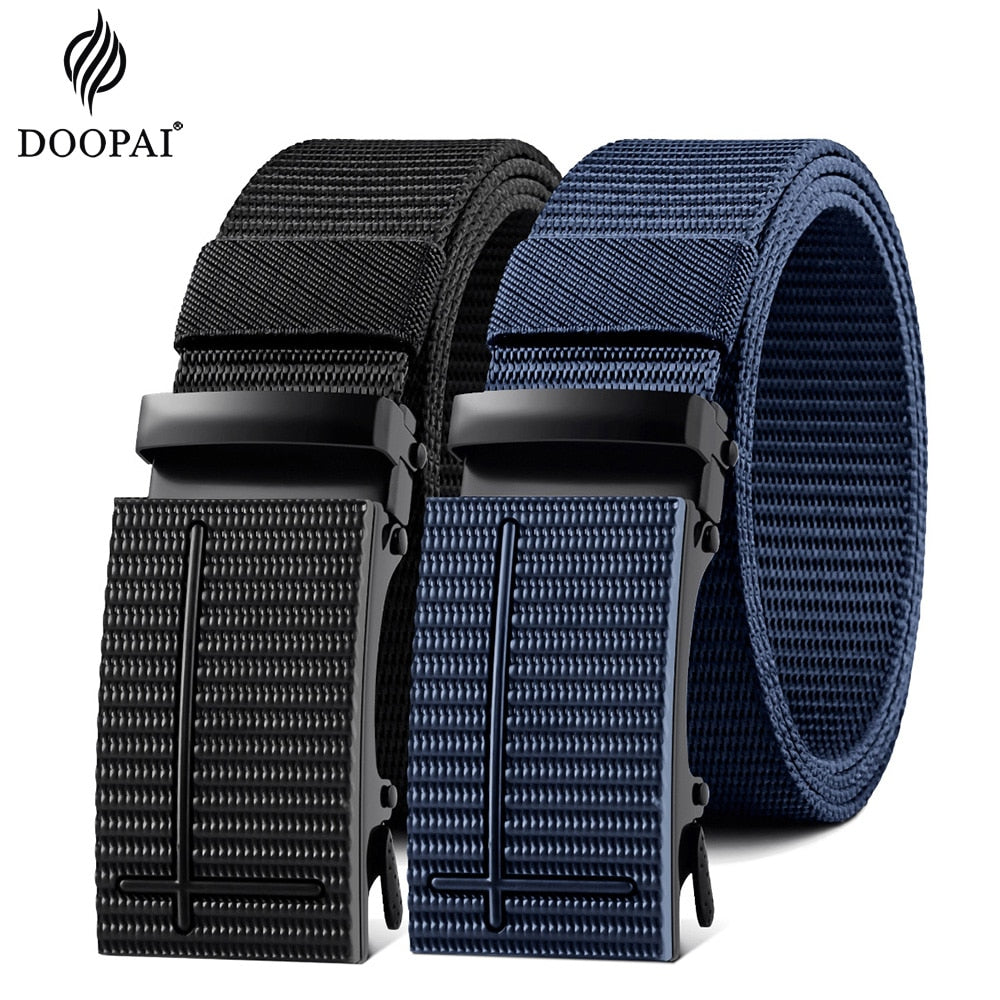 DOOPAI™Automatic Buckle Canvas Designer Belt