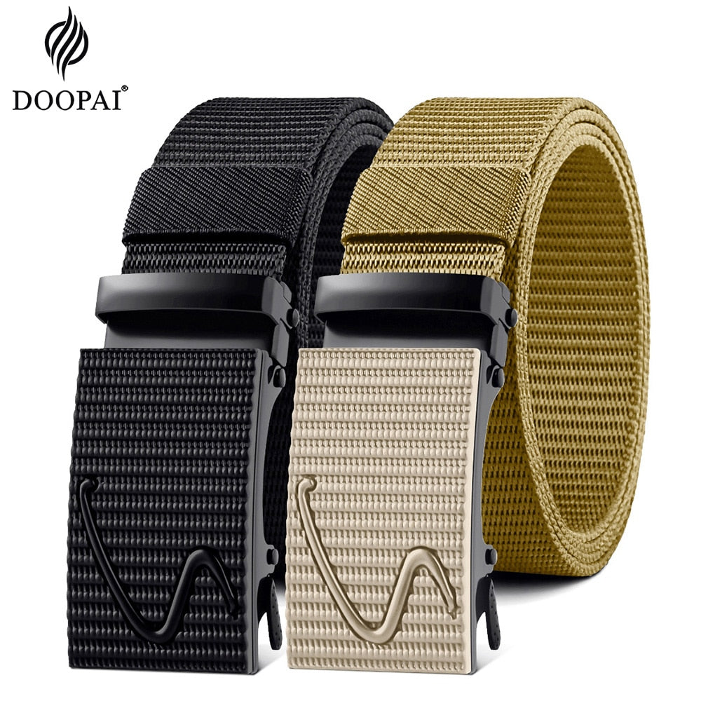 DOOPAI™Automatic Buckle Canvas Designer Belt