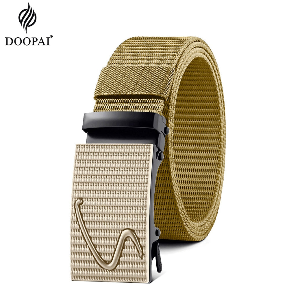 DOOPAI™Automatic Buckle Canvas Designer Belt