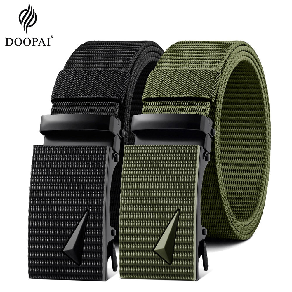 DOOPAI™Automatic Buckle Canvas Designer Belt