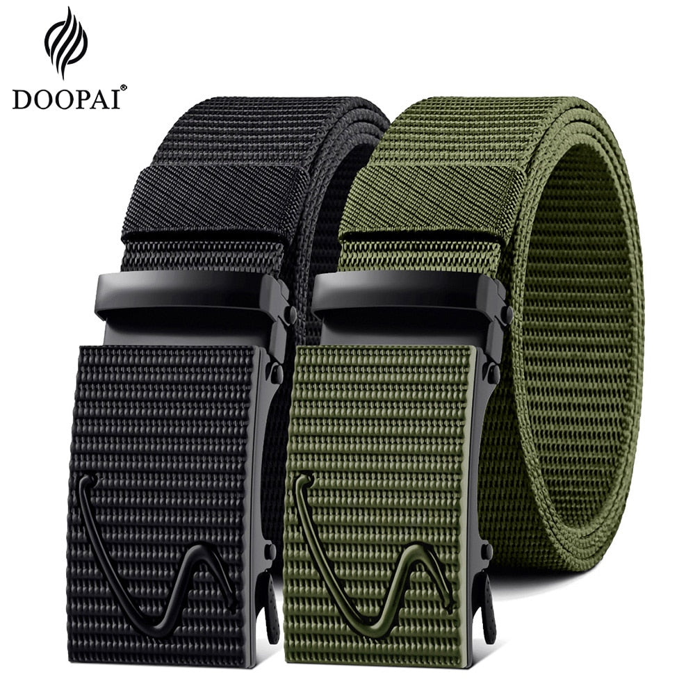DOOPAI™Automatic Buckle Canvas Designer Belt