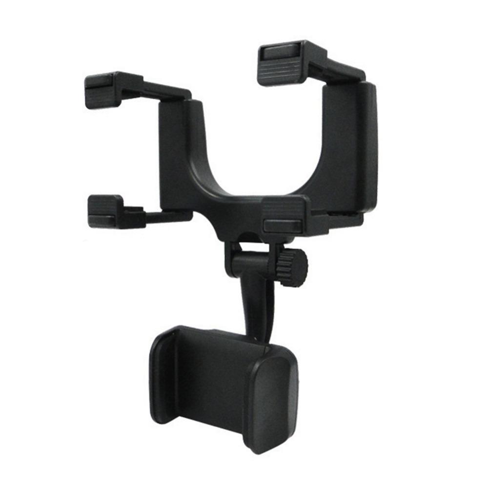 Rear View Mirror Universal Smartphone Car Mount - Indigo-Temple