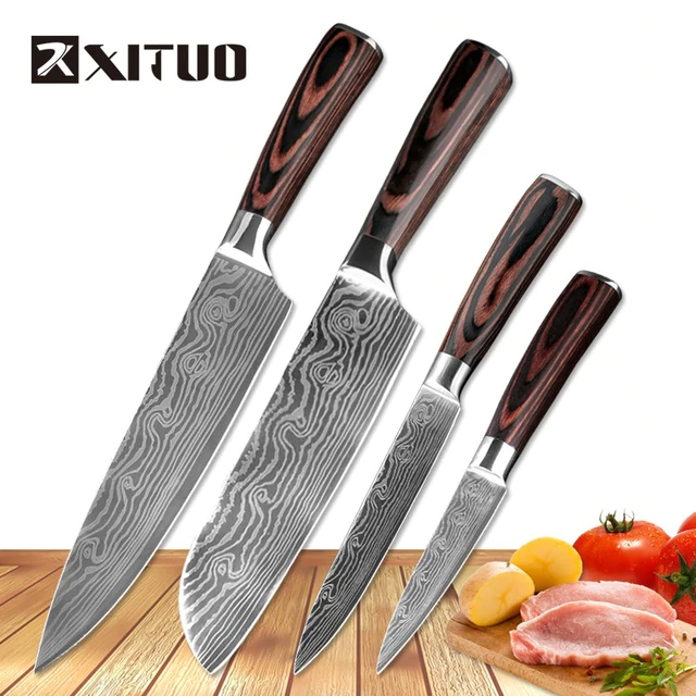 Xituo™ Knife - Japanese Kitchen Knives - Indigo-Temple