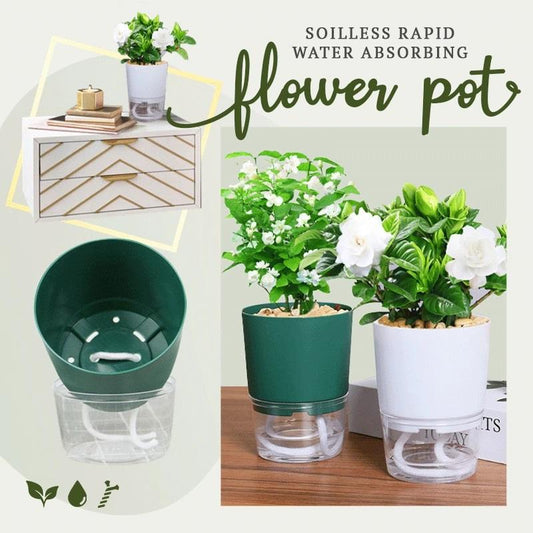 Self Watering Rapid Water Absorbing Flower Pot