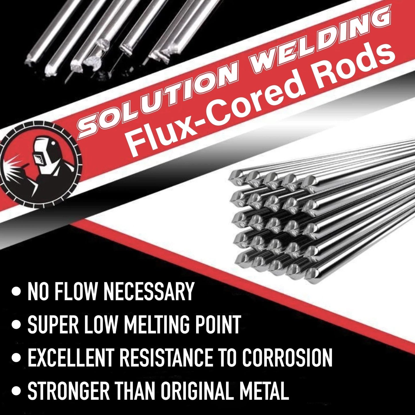 Aluminum Easy Melt Welding Flux-Cored Rods