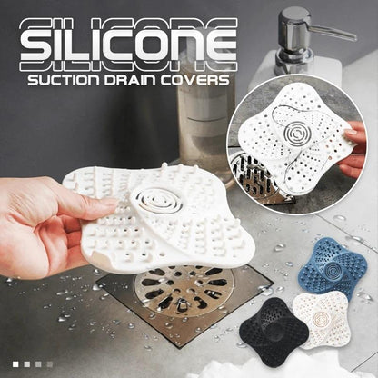 Silicone Suction Anti-blocking Drain Covers (2PCS Set)