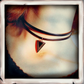 CORAL- Gothic Cord Choker - Indigo-Temple